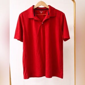 Vibrant Red Polo Shirt for Men